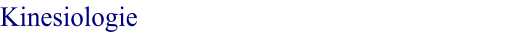 Kinesiologie